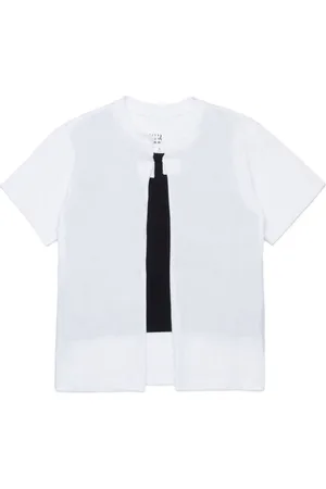 Maison Margiela T-shirt con design a strati