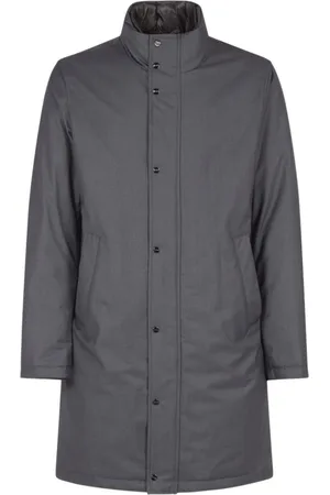 HERNO Cappotto monopetto a collo alto