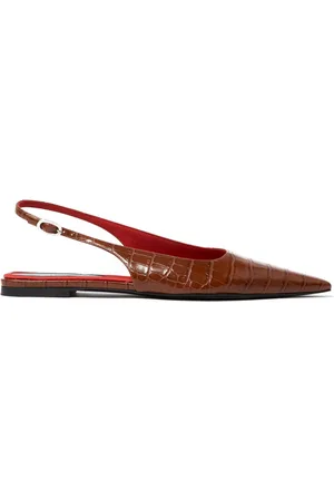 Stella McCartney Ballerine Elsa con effetto coccodrillo