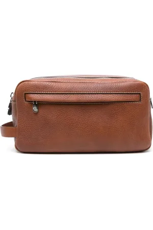 Brunello Cucinelli Trousse da bagno in pelle