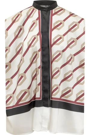 Calcaterra Blusa con stampa Vunica