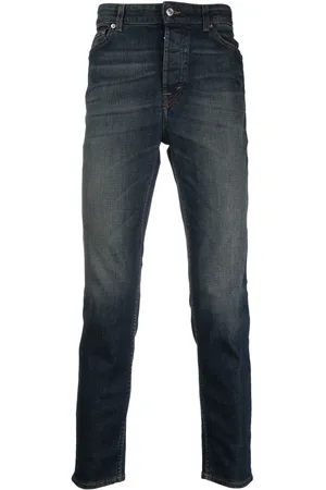 DEPARTMENT 5 Jeans crop con effetto schiarito