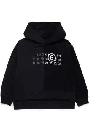 Maison Margiela Felpa Numbers con cappuccio
