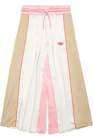 Diesel Pantaloni sportivi con design patchwork