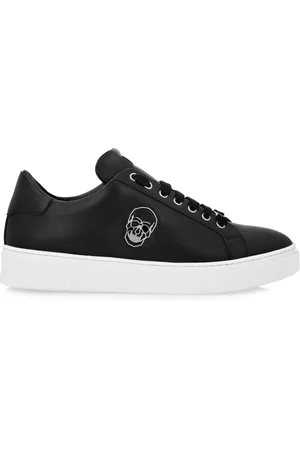Philipp Plein Sneakers in pelle con applicazione Skull