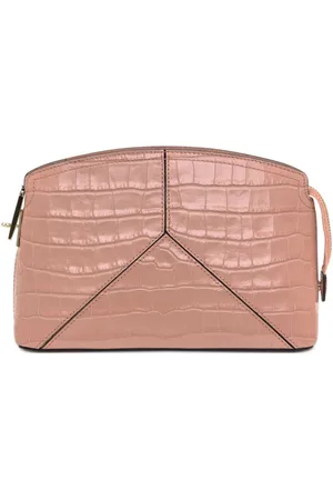 Victoria Beckham Borsa a tracolla con effetto coccodrillo
