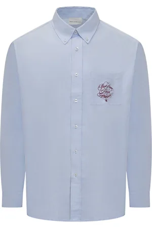 Drôle de Monsieur Camicia con ricamo