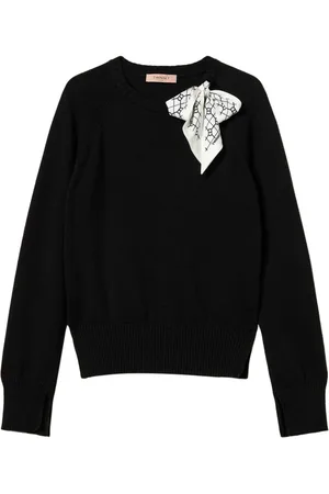 Twin-Set Maglione con dettaglio foulard