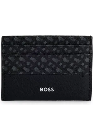 HUGO BOSS Portacarte con monogramma Double B
