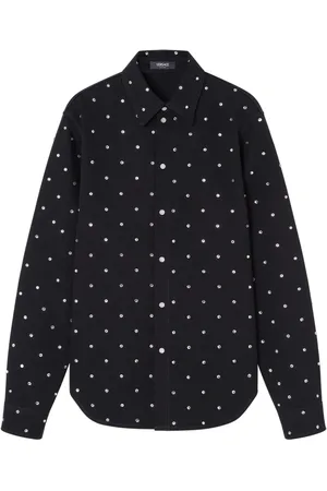 VERSACE Giacca-camicia denim Cielo Stellato
