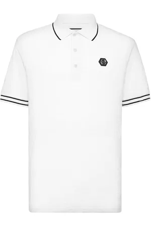 Philipp Plein Polo con monogramma jacquard