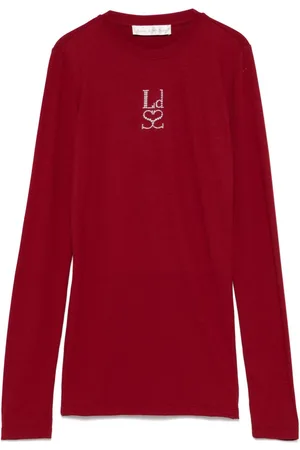 Ludovic De Saint Sernin T-shirt con logo di borchie