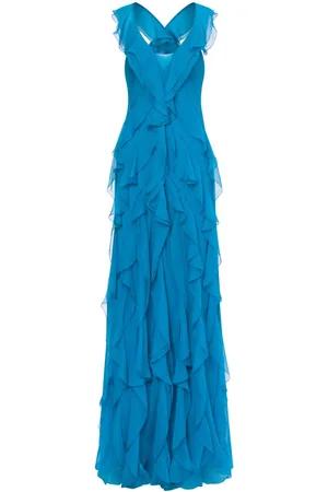 Alberta Ferretti Abito da sera con ruches