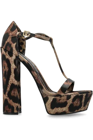 Dolce & Gabbana Sandali leopardati 105mm