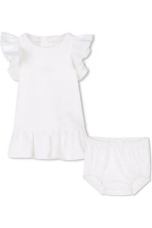 Chloé Set abito e pantaloncini in cotone biologico