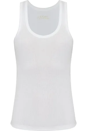 Isabel Marant Canotta Thea con logo ricamato