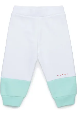 Marni Pantaloni sportivi con design color-block