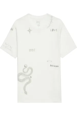 Zadig & Voltaire T-shirt con stampa grafica