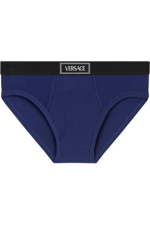 VERSACE Slip con logo anni 