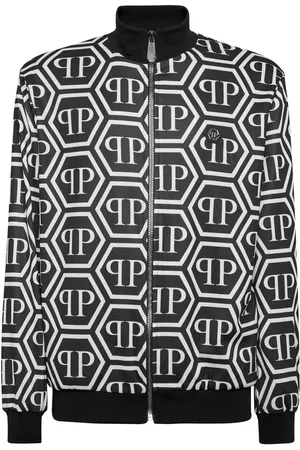 Philipp Plein Giacca sportiva con stampa monogramma