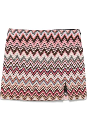 Missoni Minigonna con motivo a zigzag