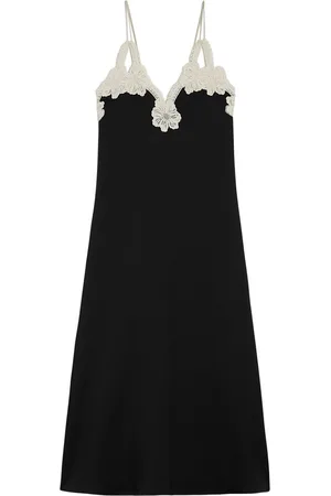 Jil Sander Abito midi con ricamo