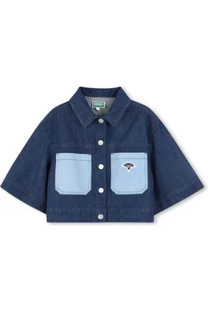 Kenzo Giacca Boke Flower denim