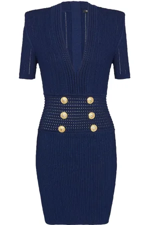 Balmain Abito con scollo a V