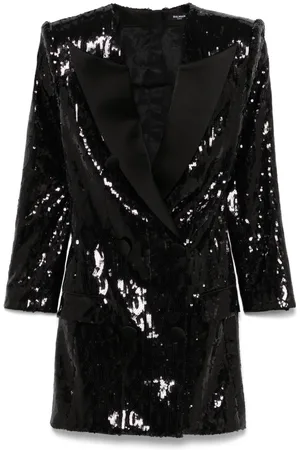 Balmain Abito corto con paillettes