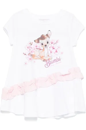 MONNALISA T-shirt con stampa Bambi x Disney