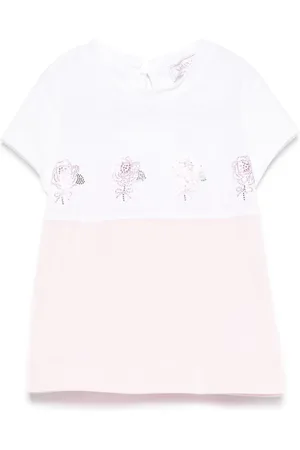 MONNALISA T-shirt con strass
