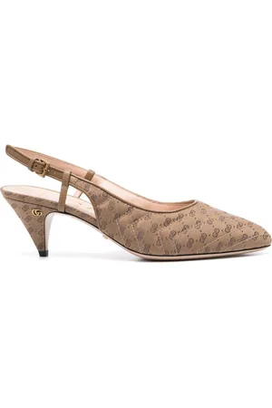 Gucci Pumps GG con cinturino posteriore 65mm