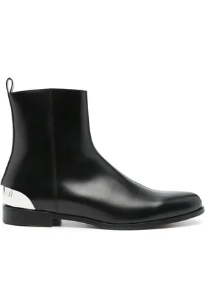 Alexander McQueen Stivali con tacco in metallo