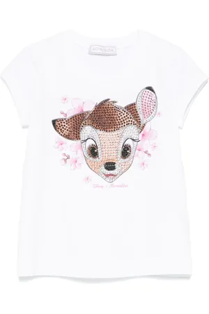 MONNALISA T-shirt con stampa Bambi x Disney