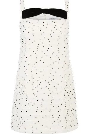 Nina Ricci Abito corto con scollo quadrato