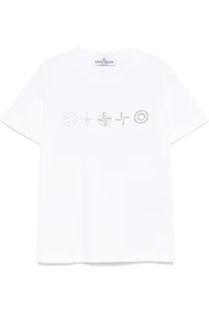 Stone Island T-shirt con motivo Compass