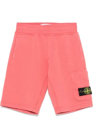 Stone Island Shorts sportivi con motivo Compass