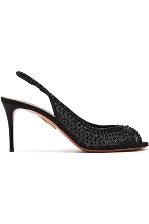 Aquazzura Sandali Crystal Lover 75mm