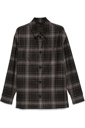 Fendi Giacca con motivo tartan