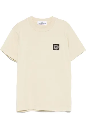 Stone Island T-shirt con applicazione Compass