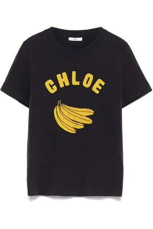 Chloé T-shirt con stampa banana