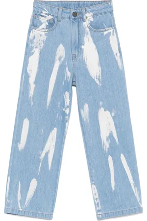 Palm Angels Jeans con effetto schiarito