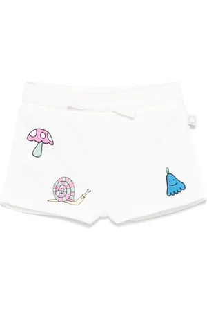 Stella McCartney Shorts con ricamo