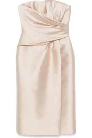 Alberta Ferretti Abito midi senza spalline