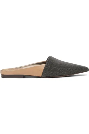 Brunello Cucinelli Mules con dettaglio Monili