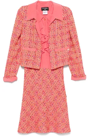CHANEL Set abito in tweed 2001