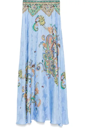 Etro Gonna lunga con stampa paisley