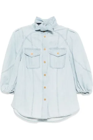 ZIMMERMANN Blusa Acacia denim