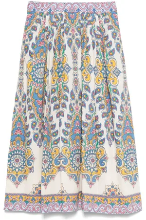 Etro Gonna midi con stampa paisley