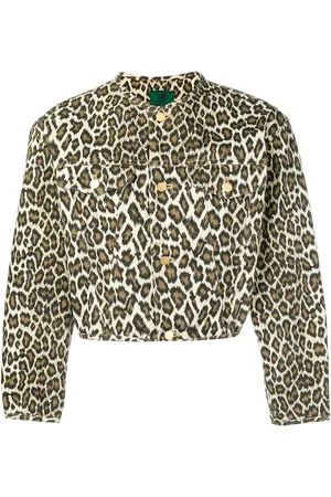 Jean Paul Gaultier Giacca con stampa crop